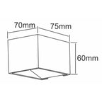 Deko-Light Dado Mini 4,5W silberfarben poliert