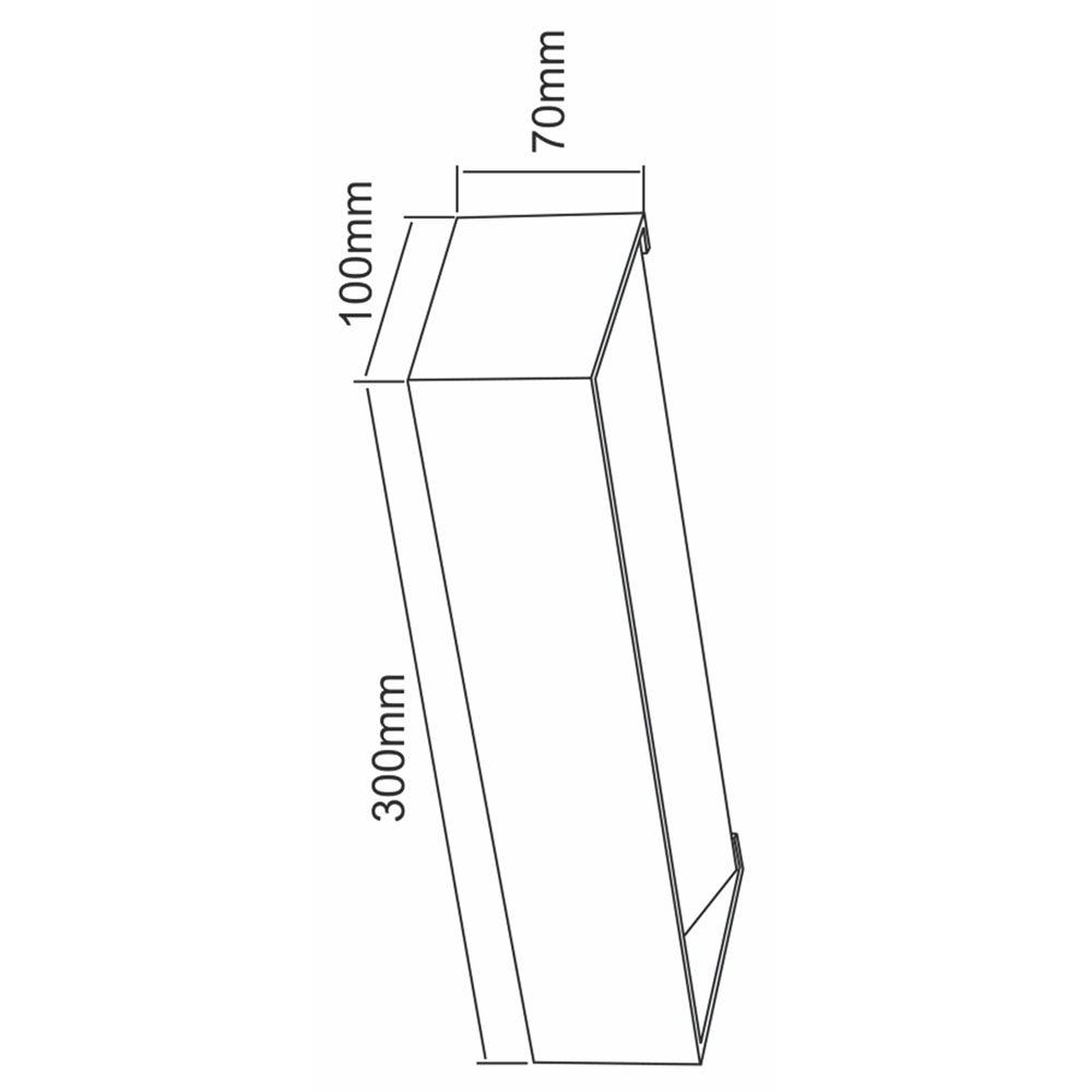 Deko-Light Dado Double 12W silberfarben poliert