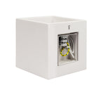 Deko-Light Cube, 1x max. 25 W G9, Weiß