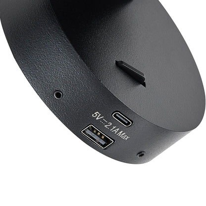 Deko-Light Can Tilt Round USB, 1x 7,5 W GU10, Schwarz