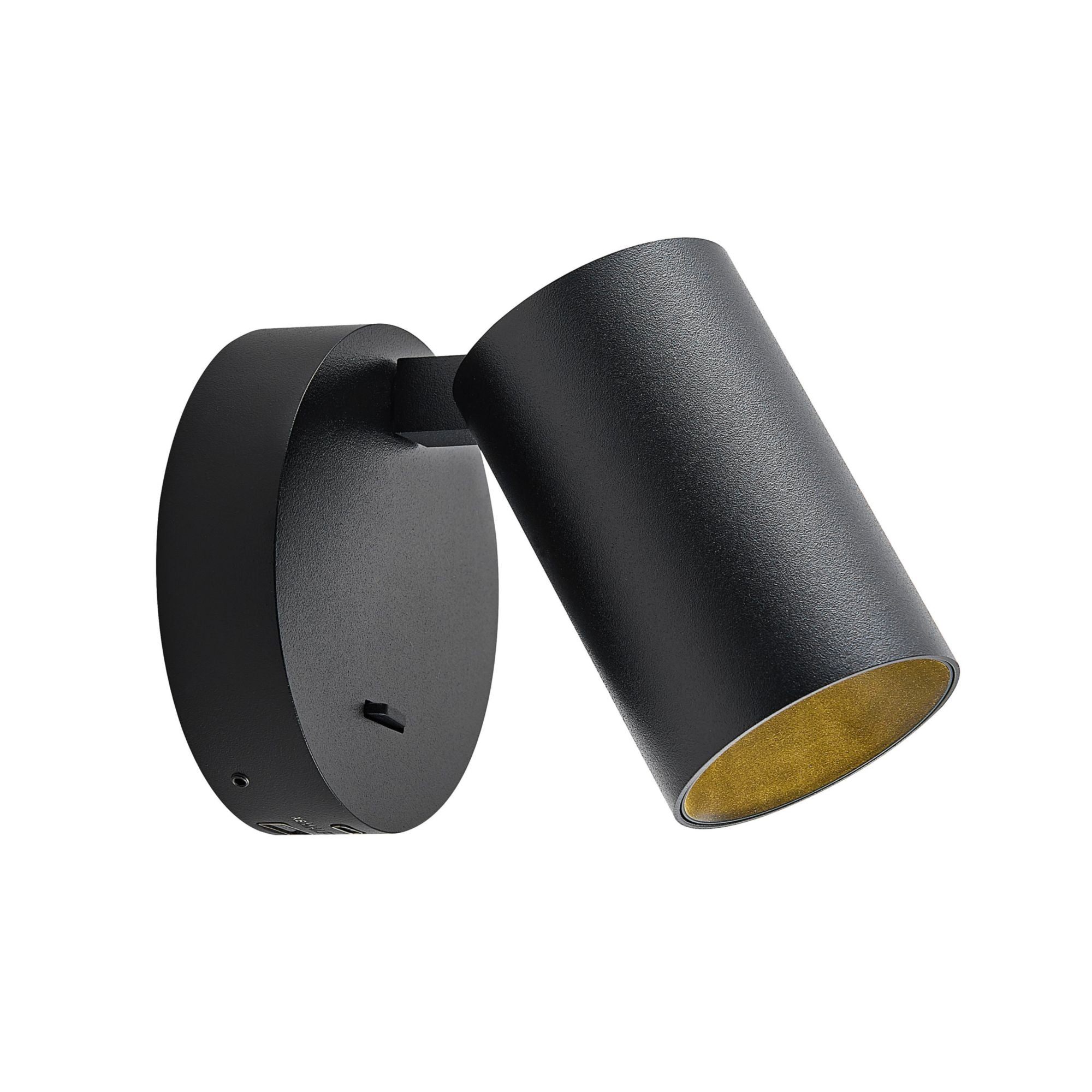 Deko-Light Can Tilt Round USB, 1x 7,5 W GU10, Schwarz