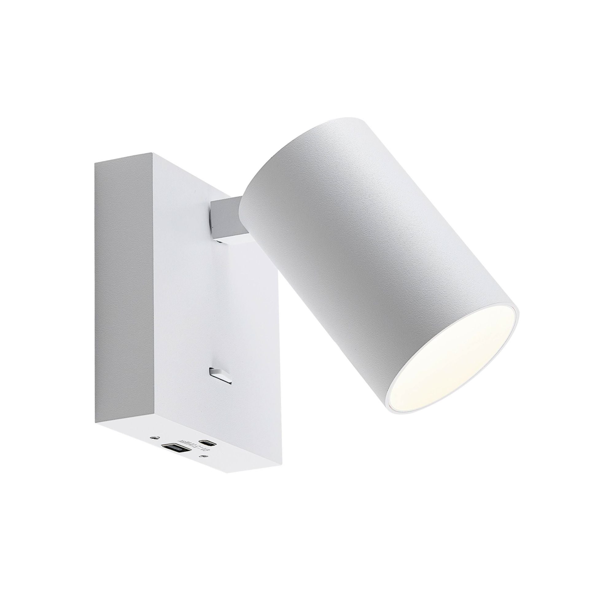 Deko-Light Can Tilt Square USB, 1x 7,5 W GU10, Weiß