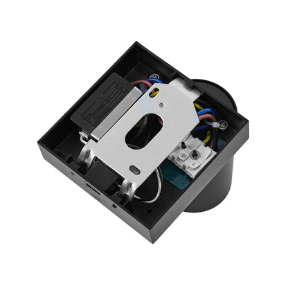 Deko-Light Can Tilt Square USB, 1x 7,5 W GU10, Schwarz