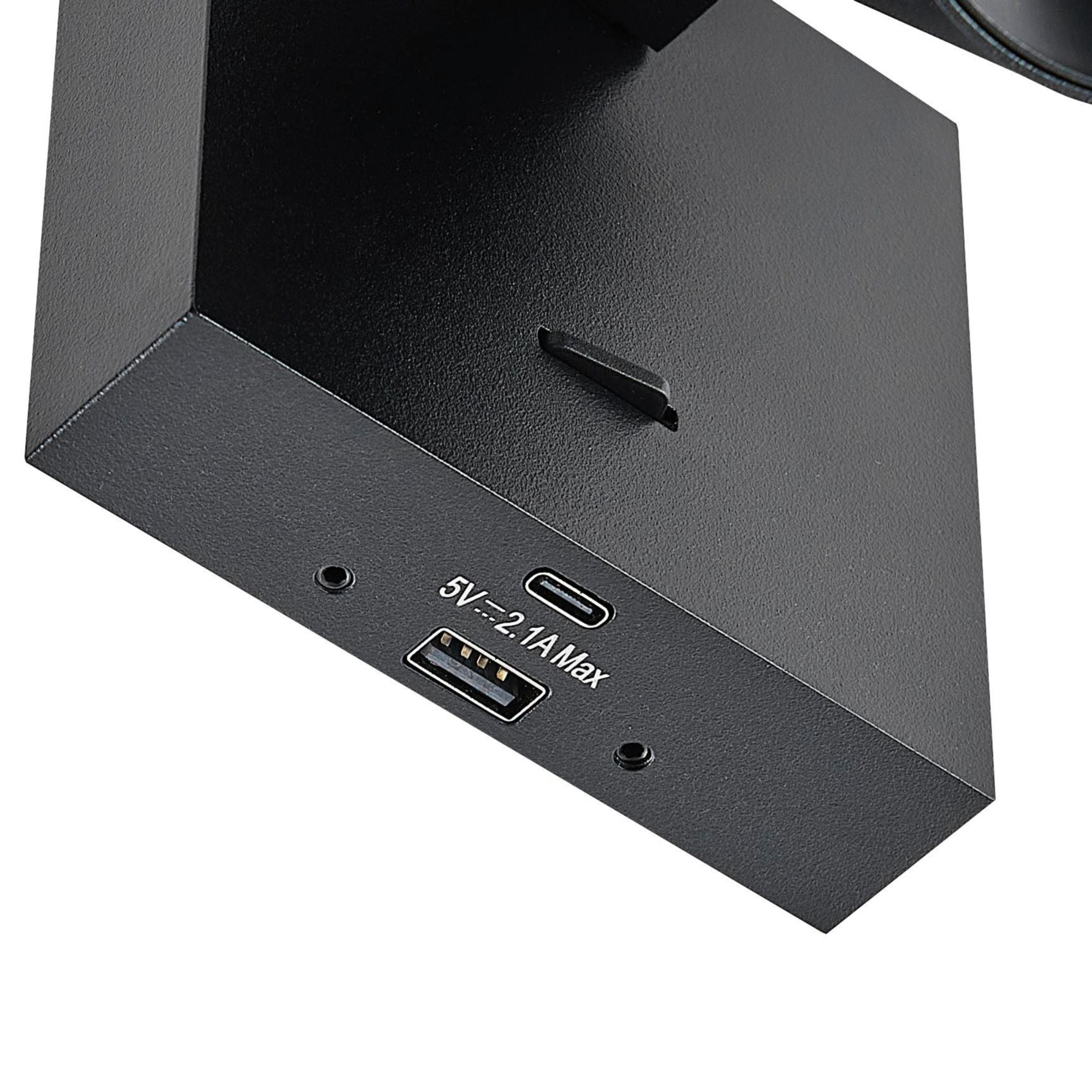 Deko-Light Can Tilt Square USB, 1x 7,5 W GU10, Schwarz