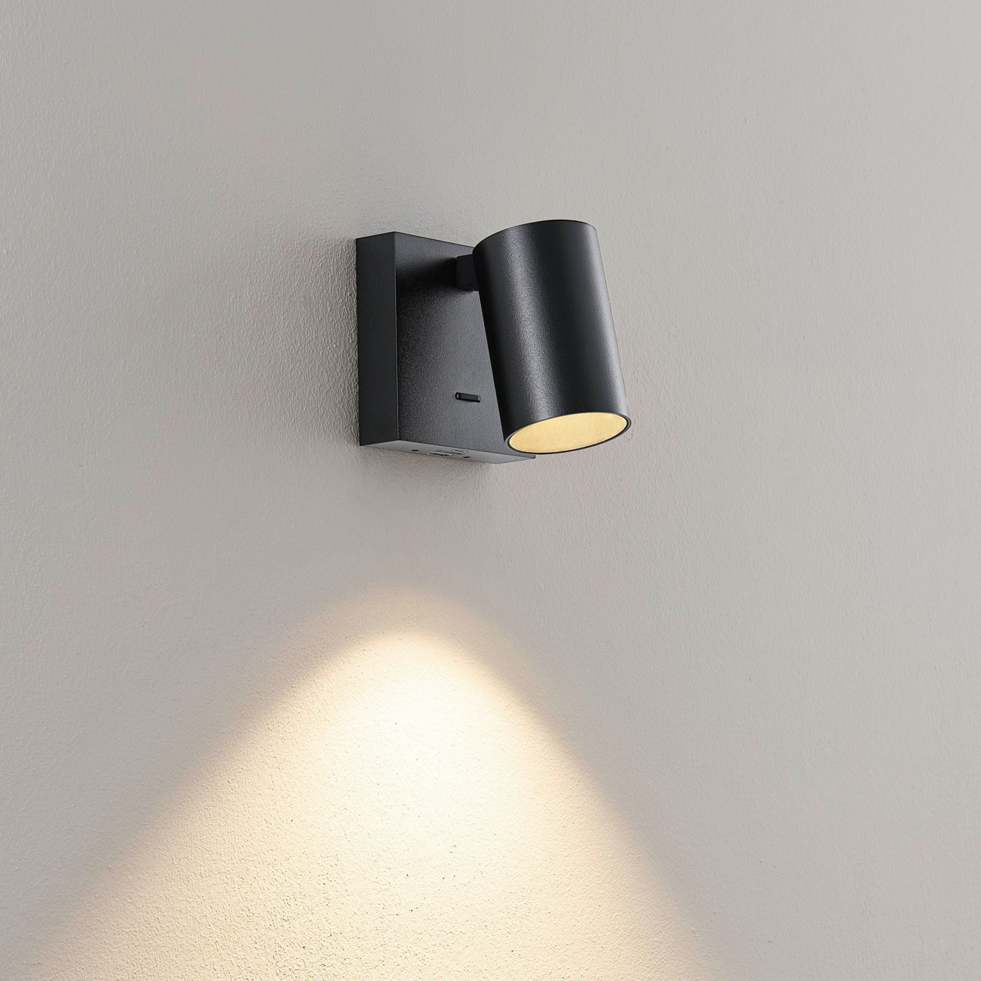 Deko-Light Can Tilt Square USB, 1x 7,5 W GU10, Schwarz