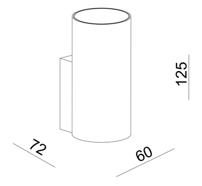 Deko-Light Can IP20, 1x 7,5 W GU10, Weiß