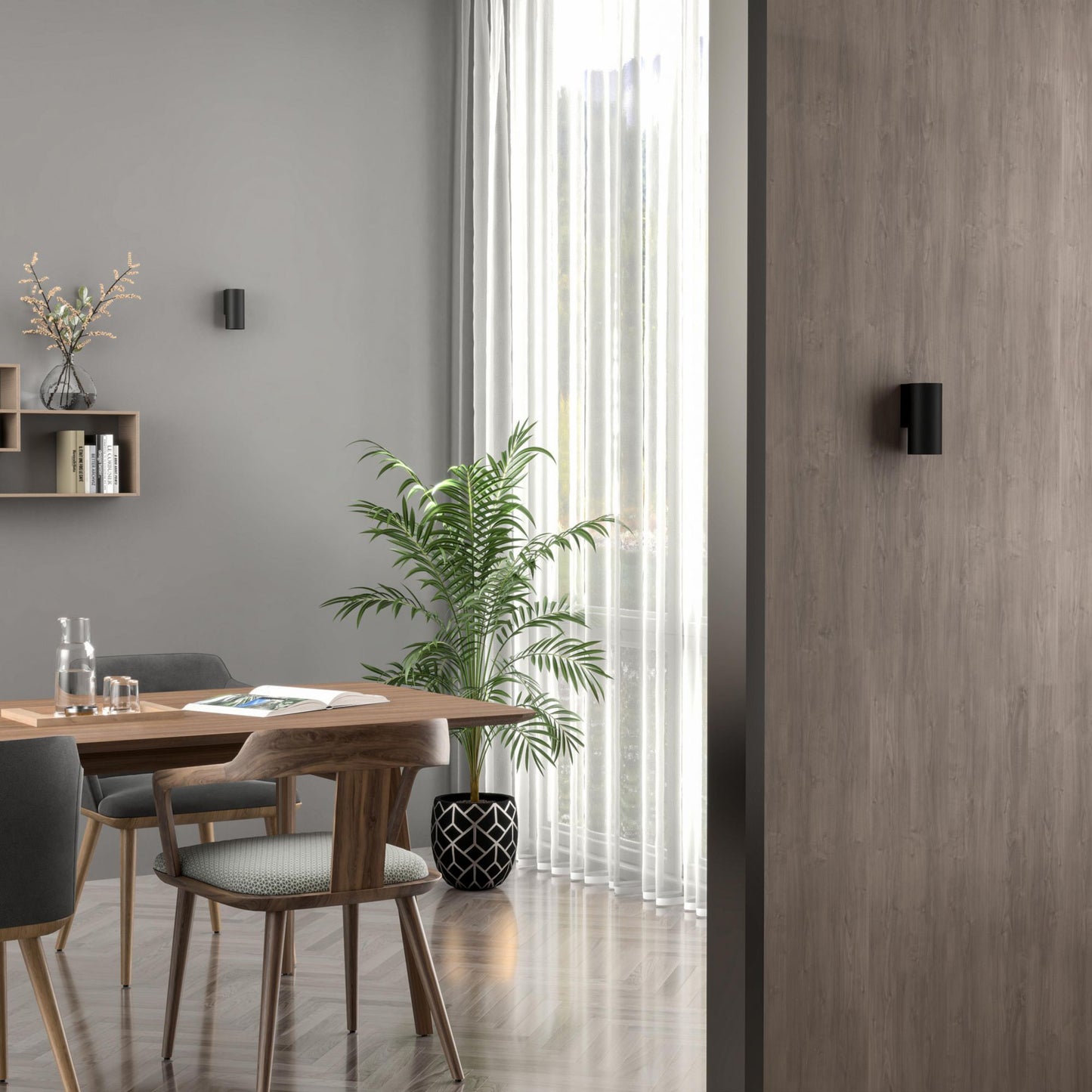 Deko-Light Can IP20, 1x 7,5 W GU10, Schwarz