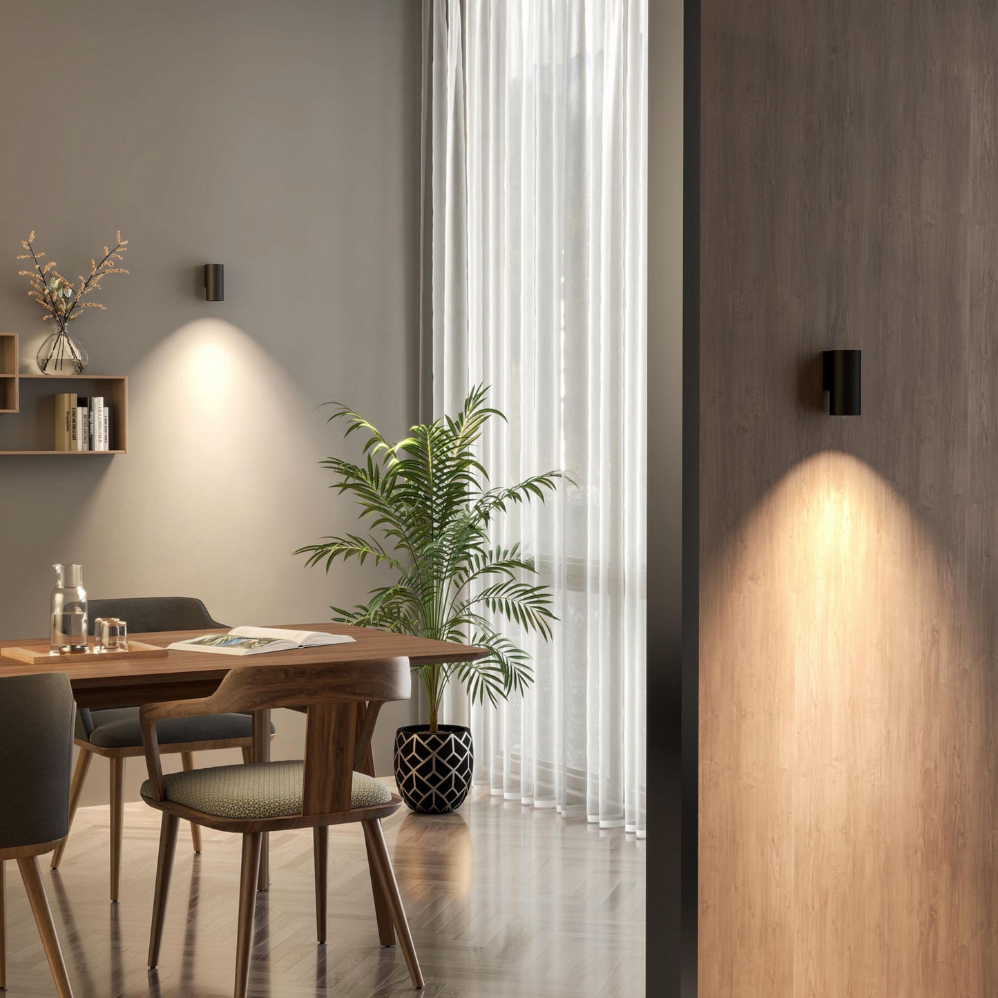 Deko-Light Can IP20, 1x 7,5 W GU10, Schwarz