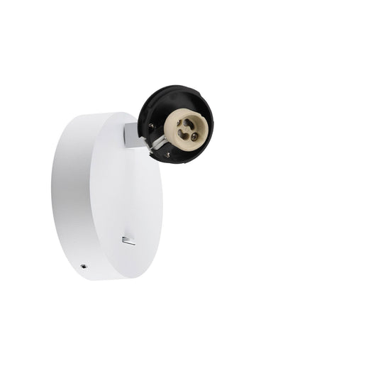 Deko-Light Can Tilt Round Base, 1x 7,5 W GU10, Weiß