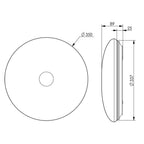 Deko-Light Euro LED 21,2W weiß