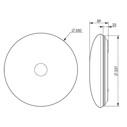 Deko-Light Euro LED 20,8W weiß
