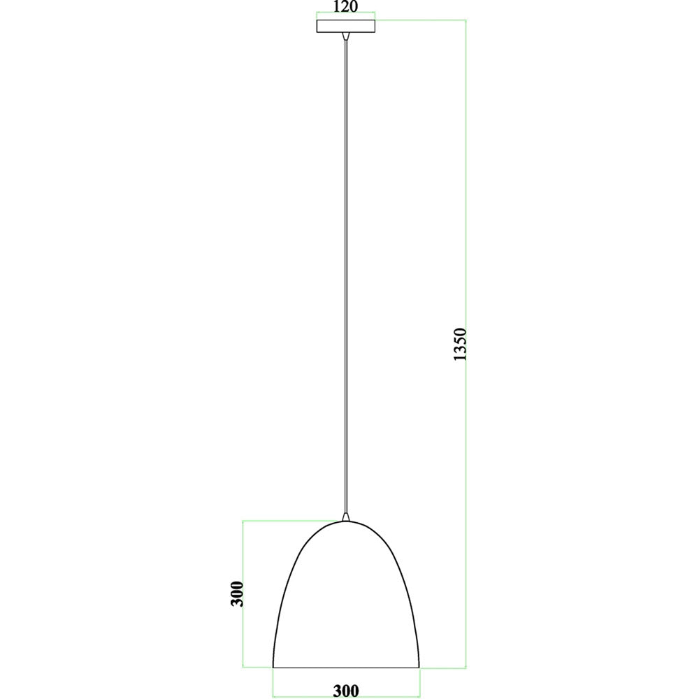 Deko-Light Bell  kupferfarben