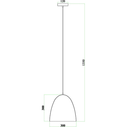 Deko-Light Bell  silberfarben satiniert