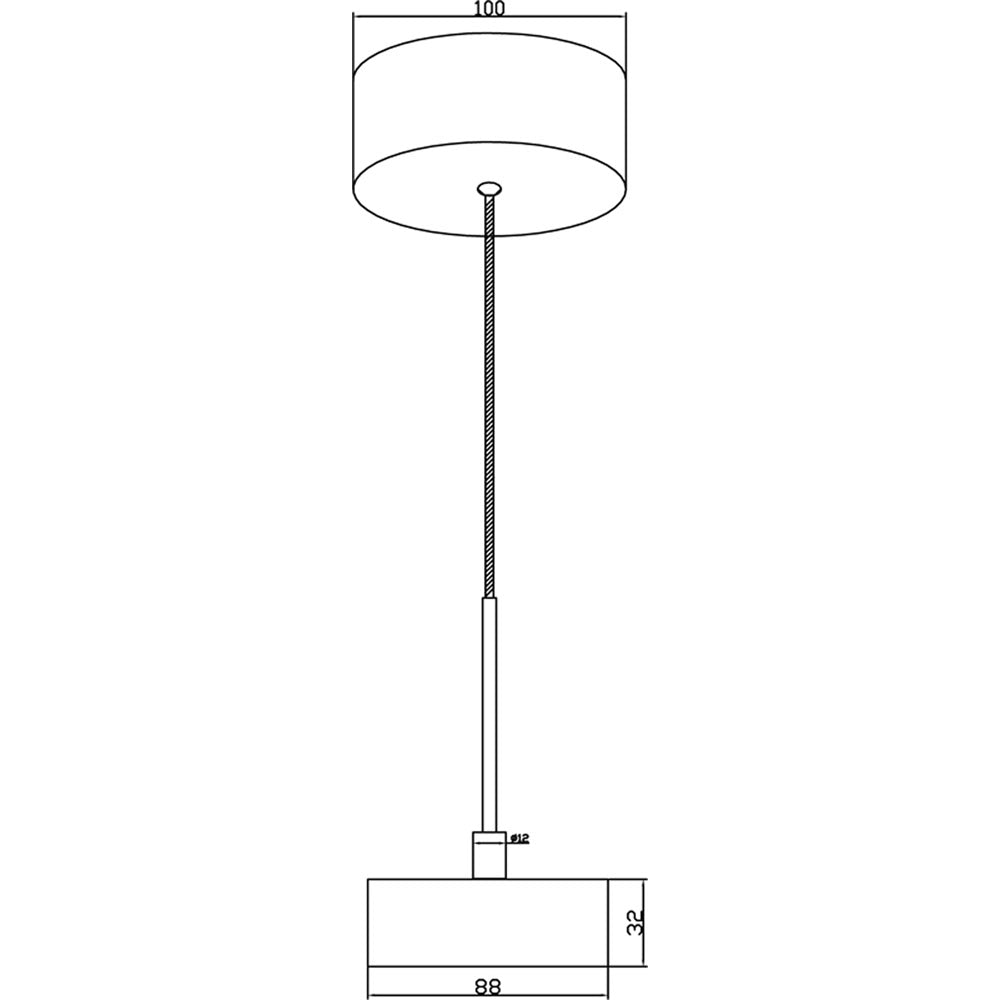 Deko-Light Raphaelle 6,6W  satiniert