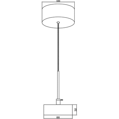 Deko-Light Raphaelle 6,6W  satiniert