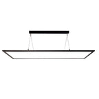 Deko-Light Pendelleuchte Panel 50W 3000K 4100lm Schwarz