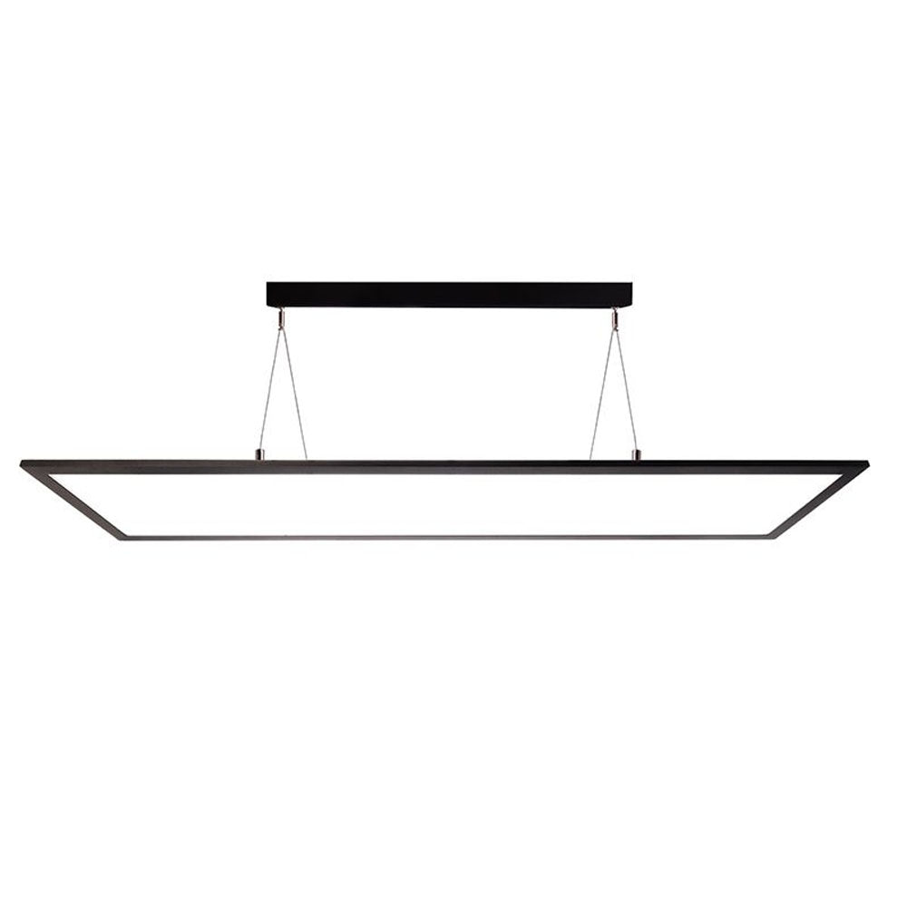 Deko-Light Pendelleuchte Panel 50W 3000K 4100lm Schwarz