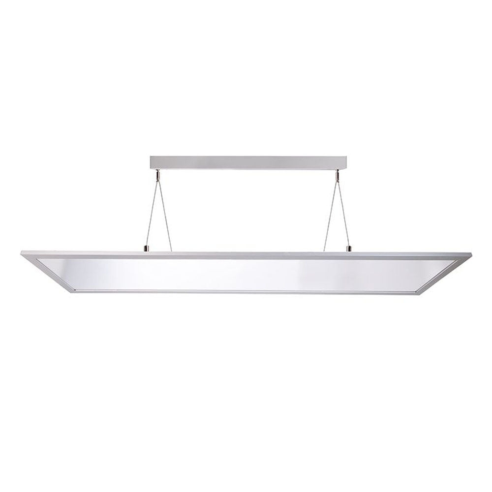 Deko-Light Pendelleuchte Panel 50W 3000K 4100lm Silber