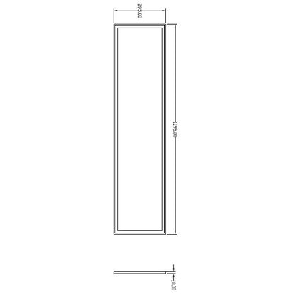 Deko-Light Pendelleuchte Panel 50W 3000K 4100lm Weiss