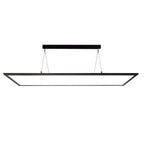 Deko-Light Pendelleuchte Panel 50W 4000K 4440lm Schwarz
