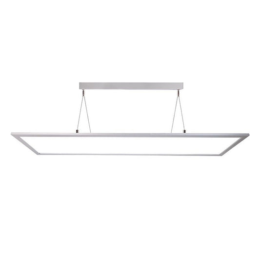 Deko-Light Pendelleuchte Panel 50W 4000K 4440lm Silber