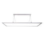 Deko-Light Pendelleuchte Panel 50W 4000K 4440lm Silber