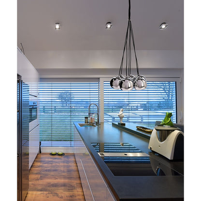 DEKOLIGHT 342100 Pendelleuchte chrom 7xGU10 max50W 342100