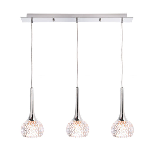 DEKOLIGHT 342113 Pendelleuchte silber 3xG9 max.28W 342113