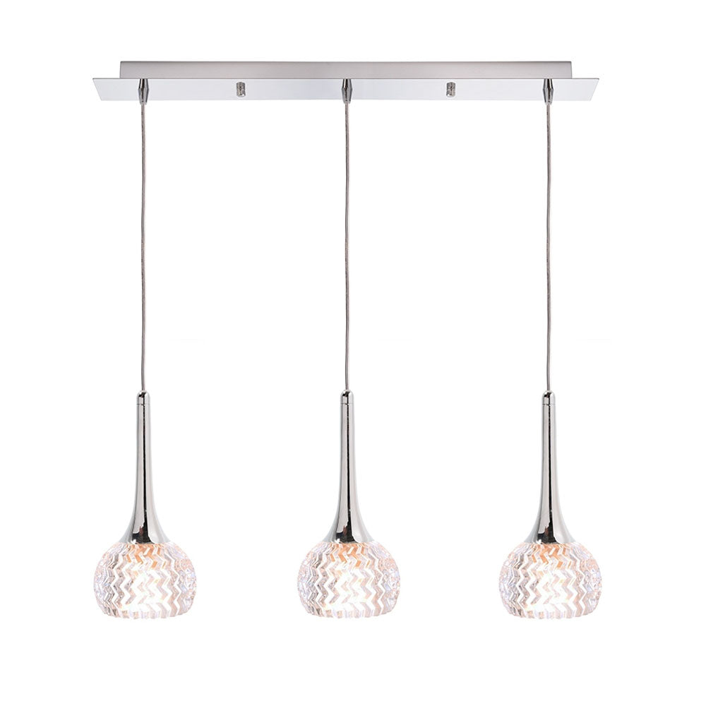 DEKOLIGHT 342113 Pendelleuchte silber 3xG9 max.28W 342113