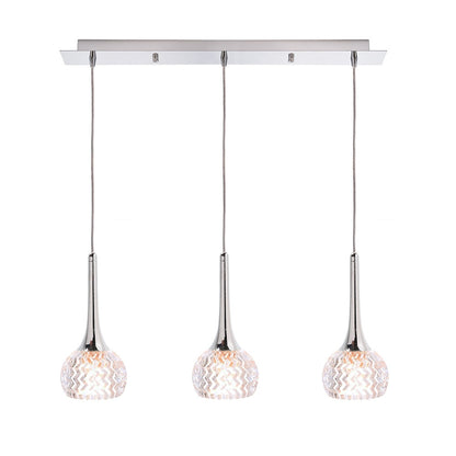 DEKOLIGHT 342113 Pendelleuchte silber 3xG9 max.28W 342113