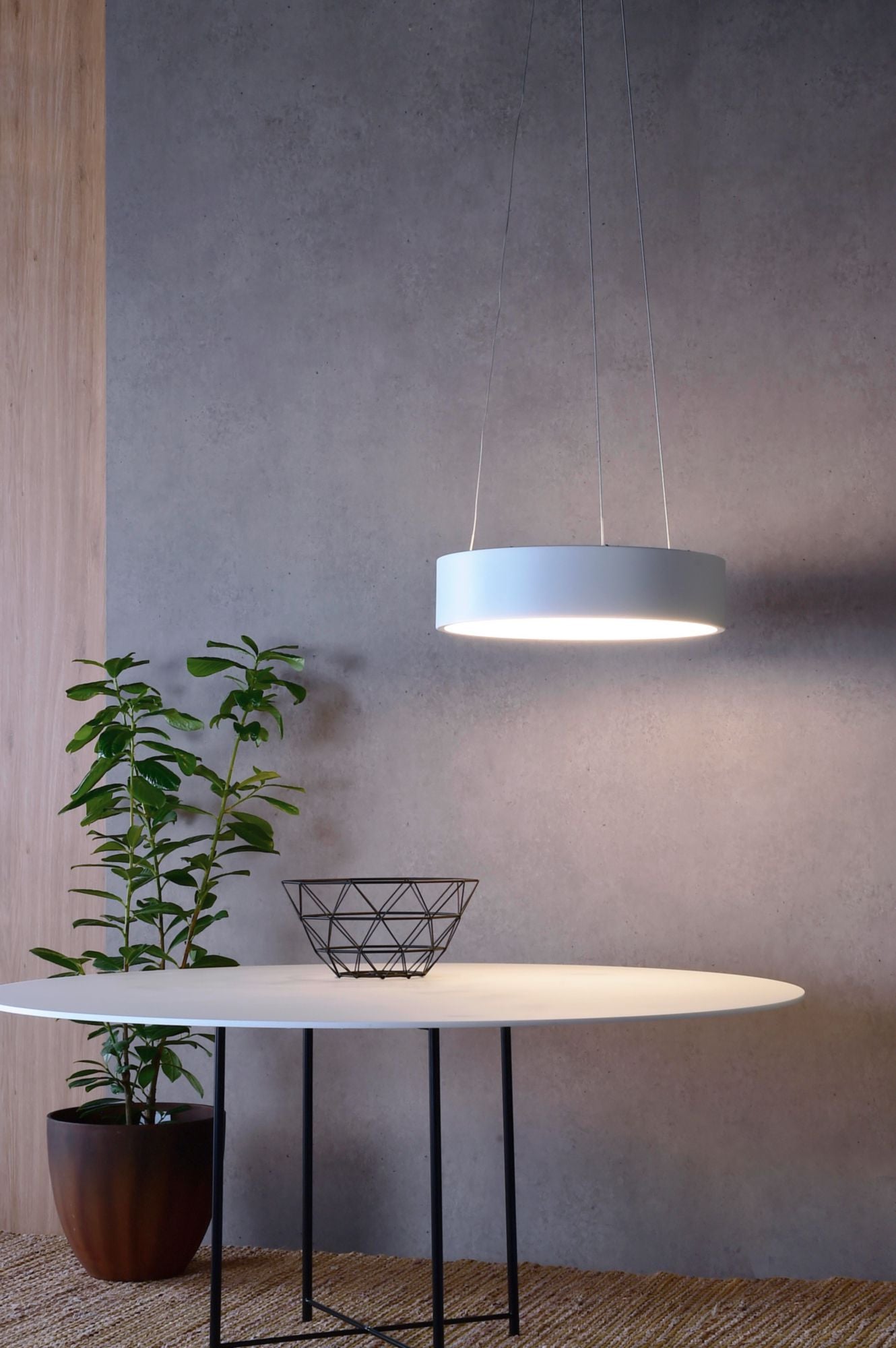 Deko-Light Sculptoris 400 mm, 30 W, DIM, 3000/4000 K, Schwarz