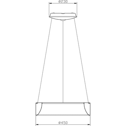 Deko-Light Sculptoris 45 27W weiß matt