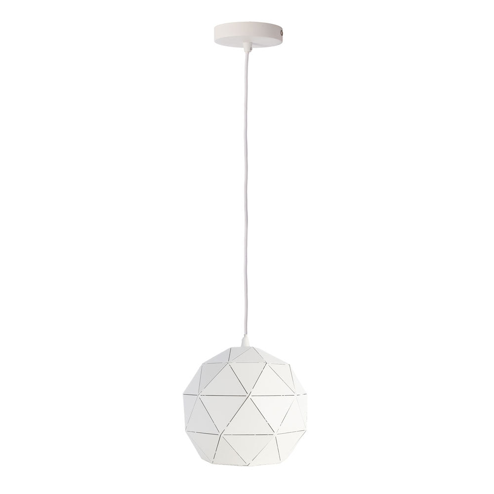 DEKOLIGHT 342129 Pendelleuchte weiß 1xE27 60W 342129