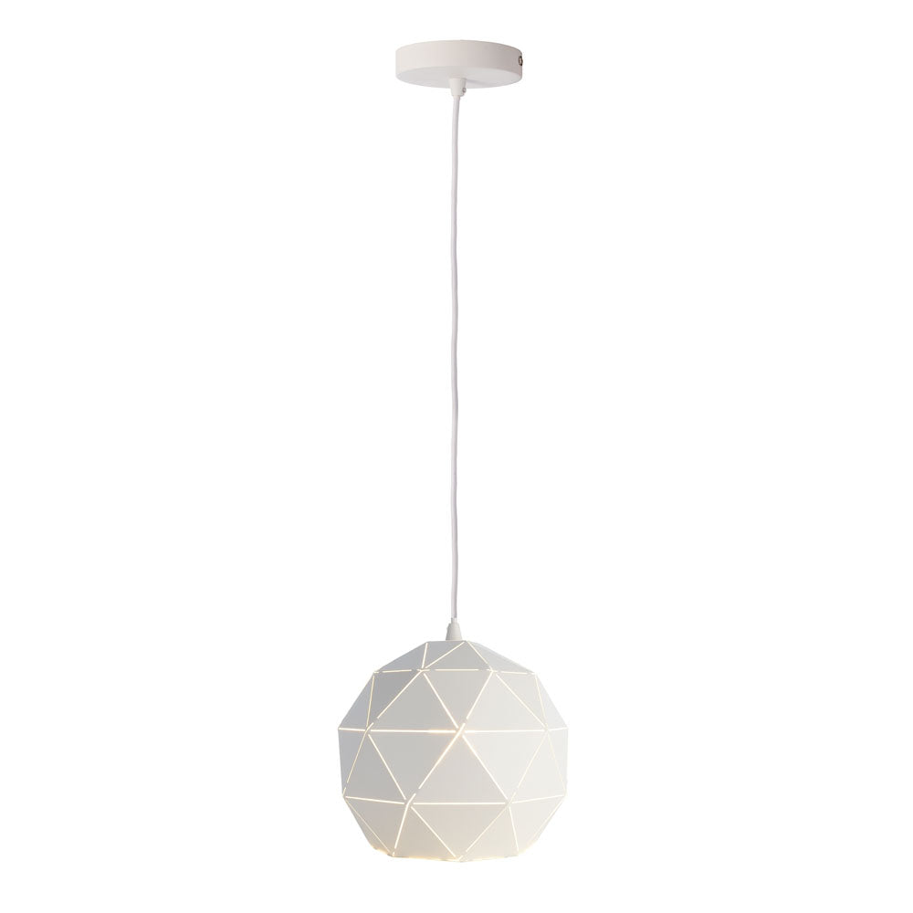 DEKOLIGHT 342129 Pendelleuchte weiß 1xE27 60W 342129