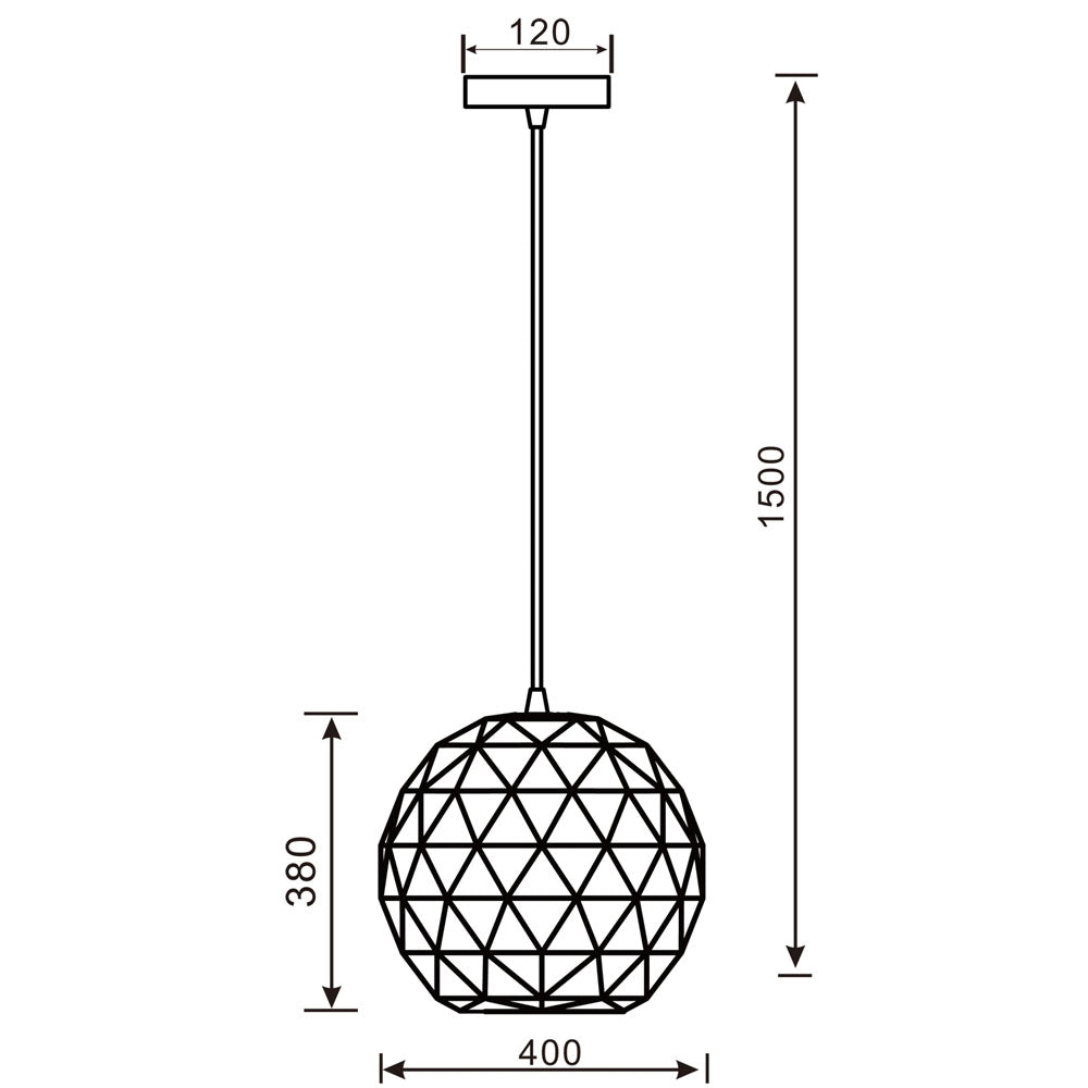 Deko-Light Asterope rund 400  weiß matt