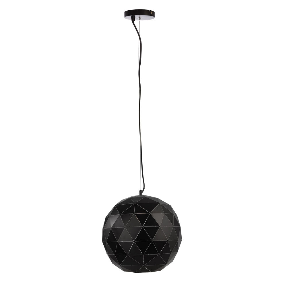 Deko-Light Asterope rund 400  schwarz matt