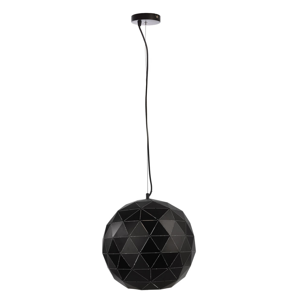 Deko-Light Asterope rund 500  schwarz matt