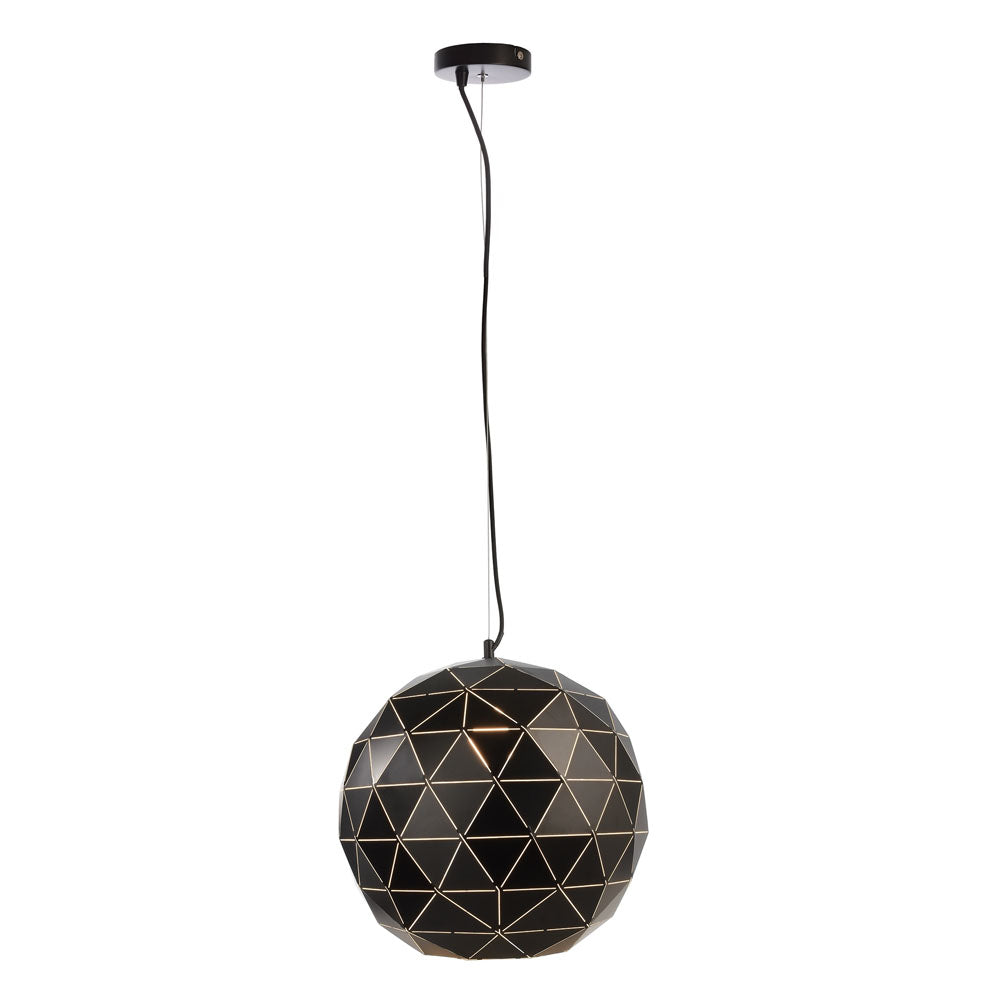 Deko-Light Asterope rund 500  schwarz matt