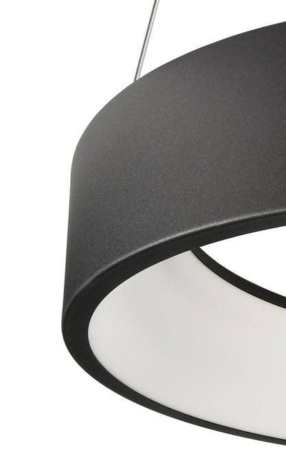 Deko-Light Sculptoris 600 mm, 42 W, DIM, 3000/4000 K, Schwarz
