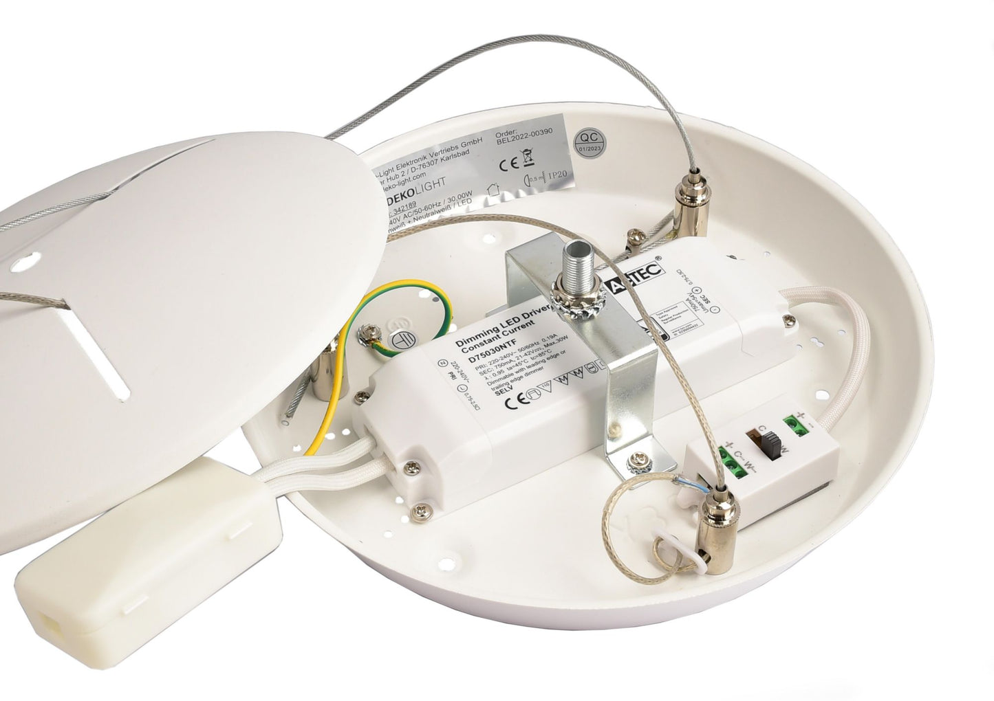 Deko-Light Merope 400, 30 W, DIM, 3000/4000 K, Weiß
