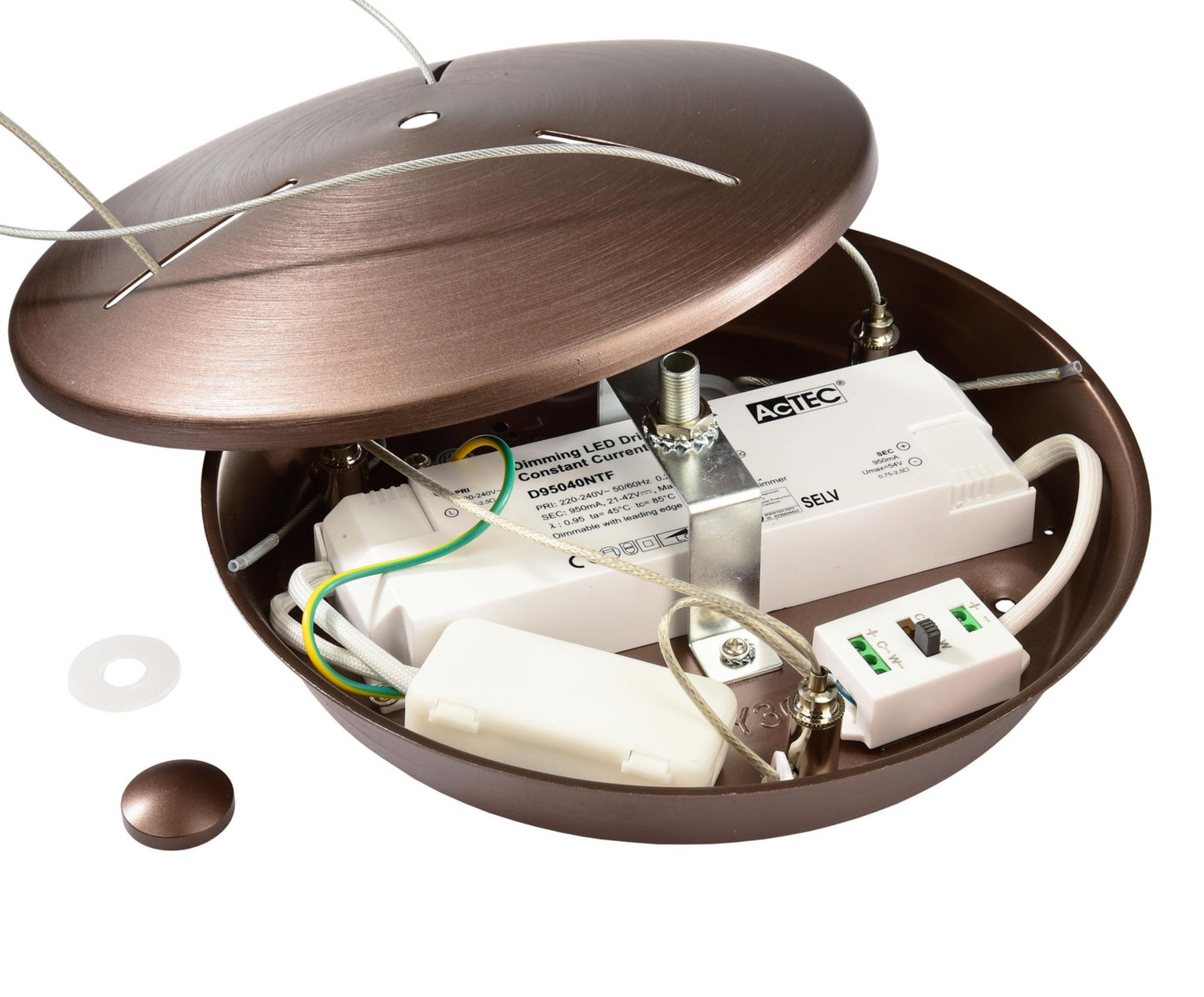 Deko-Light Merope 600, 42 W, DIM, 3000/4000 K, Kaffee