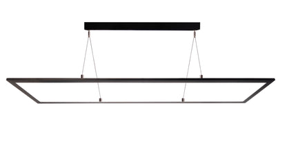Deko-Light LED Panel transparent, Eckig, 50 W, DIM, 3000/4000 K, Schwarz