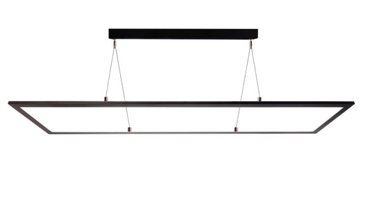 Deko-Light LED Panel transparent, Eckig, 50 W, DIM, 3000/4000 K, Schwarz