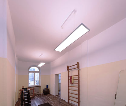 Deko-Light LED Panel transparent, Eckig, 50 W, DIM, 3000/4000 K, Schwarz
