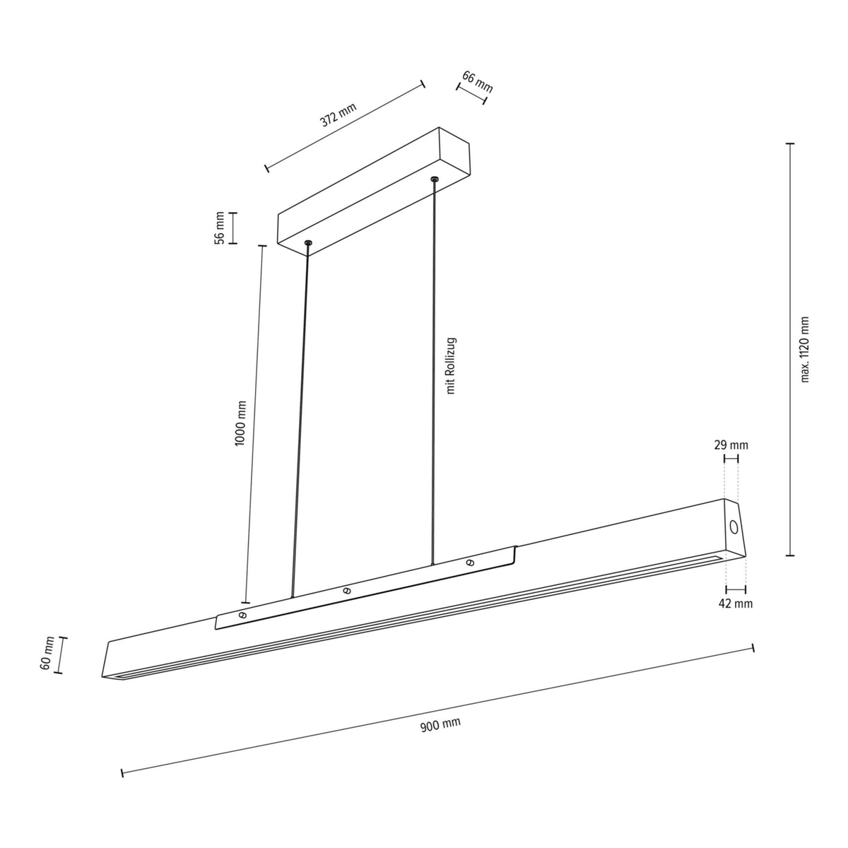 Deko-Light Madera, 13 W, DIM, 3000 K, Eiche natur