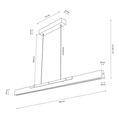 Deko-Light Madera, 13 W, DIM, 3000 K, Eiche natur