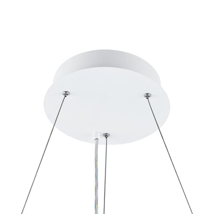 Deko-Light LED Panel, transparent rund, 50 W, DIM, 3000/3500/4000 K, Weiß