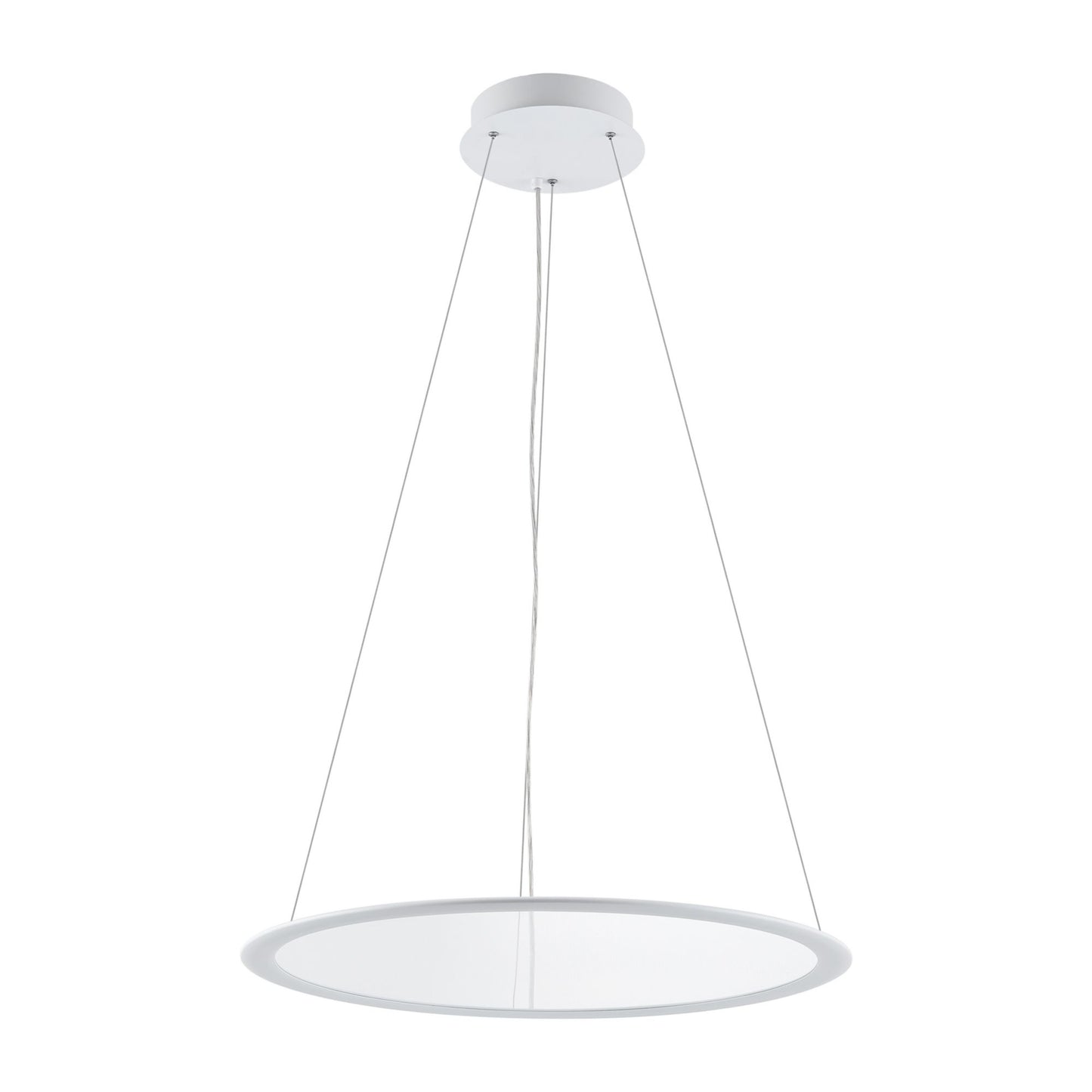 Deko-Light LED Panel, transparent rund, 50 W, DIM, 3000/3500/4000 K, Weiß
