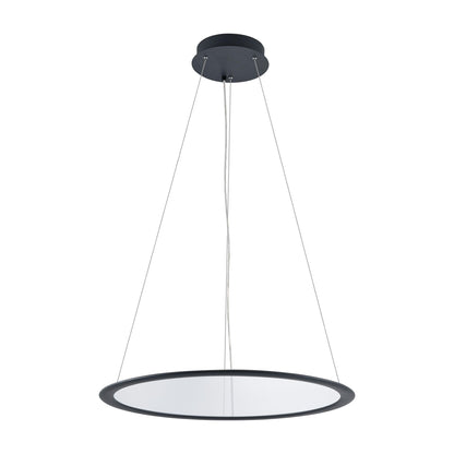 Deko-Light LED Panel, transparent rund, 50 W, DIM, 3000/3500/4000 K, Schwarz