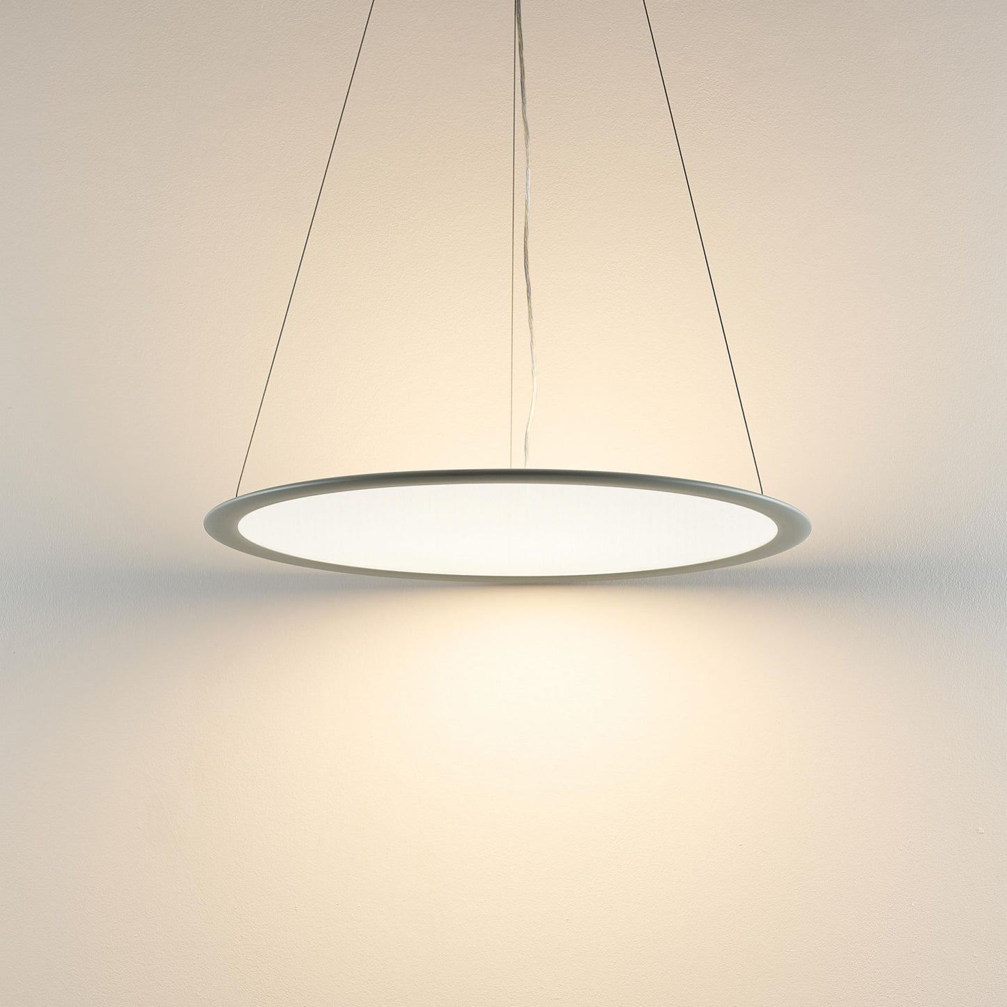 Deko-Light LED Panel, transparent rund, 50 W, DIM, 3000/3500/4000 K, Hellgrau